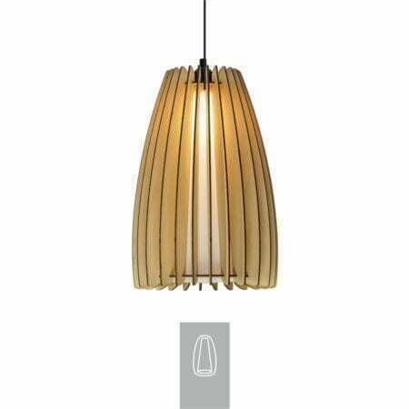 Natural CAPSULE GLASS lampshade wood ceiling light Scandinavian pendant BRADA wood lamp plywood chan…