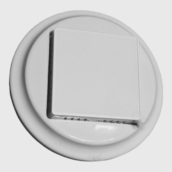 Keramikinis rėmelis termostatui baltas
